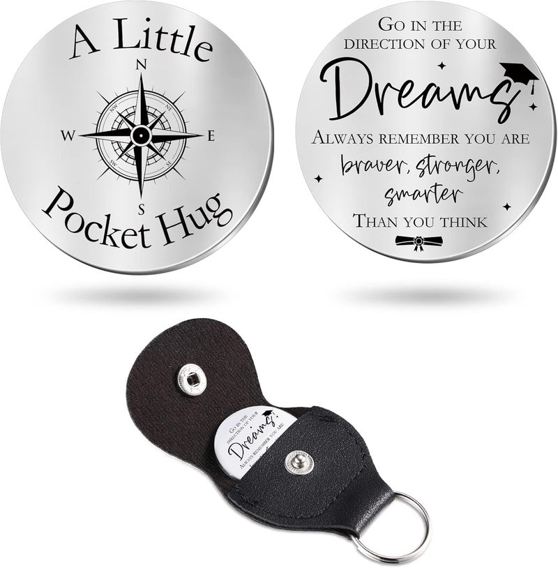 Sureio Pocket Hug Token Gift Long Distance Relationship Keepsake Inspirational Gift Keychain Valentine's Day Gifts - Image 1
